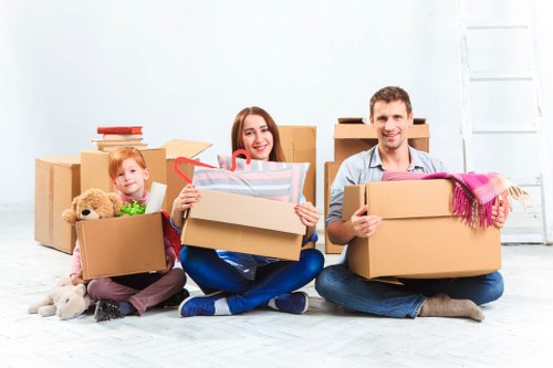 Moving day support for a flat removal in Stockwell