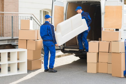Careful transport and set-up during a Stockwell office move